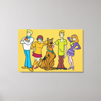 Ganze Gang 14 Mystery Inc. Leinwanddruck