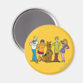 Ganze Gang 14 Mystery Inc. Magnet (Vorderseite/Rückseite)