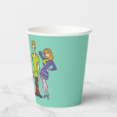 Ganze Gang 14 Mystery Inc. Pappbecher (Rückseite)