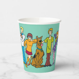 Ganze Gang 14 Mystery Inc. Pappbecher