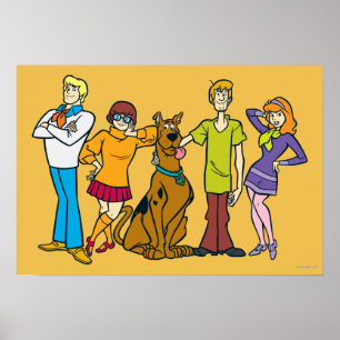 Ganze Gang 14 Mystery Inc. Poster