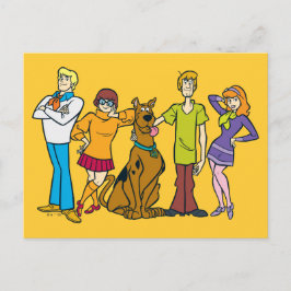 Ganze Gang 14 Mystery Inc. Postkarte