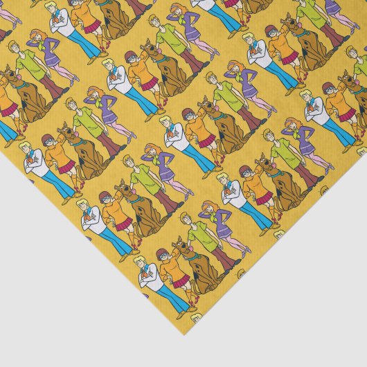 Ganze Gang 14 Mystery Inc. Seidenpapier (Ausschnitt)