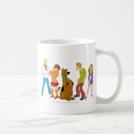 Ganze Gang 15 Mystery Inc. Kaffeetasse (Rechts)
