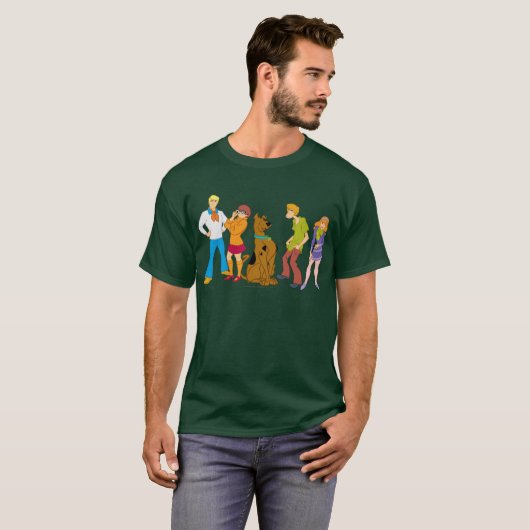Ganze Gang 15 Mystery Inc. T-Shirt (Vorne ganz)
