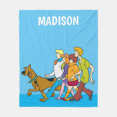 Ganze Gang 18 Mystery Inc. Fleecedecke (Vorderseite)