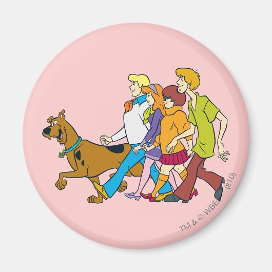 Ganze Gang 18 Mystery Inc. Magnet (Vorne)