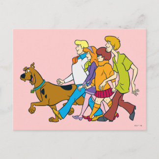 Ganze Gang 18 Mystery Inc. Postkarte