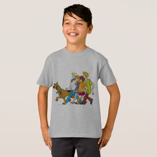 Ganze Gang 18 Mystery Inc. T-Shirt (Vorne ganz)