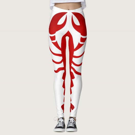 Ganze Hummer-Leggings Leggings (Vorderseite)