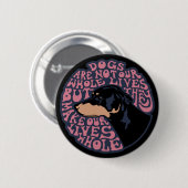 Ganze Leben - Farbe Button (Vorne & Hinten)