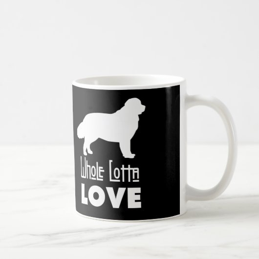 Ganze Liebe-Tasse Lotta Newfie Kaffeetasse (Rechts)