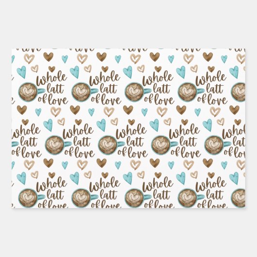 ganze Liebe, Umschlagpapier Geschenkpapier Set (Vorderseite 2)