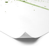 Ganze Limette Frucht Poster (Ecke)