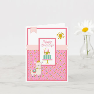 Ganze Llama Fun Happy Birthday Card Karte