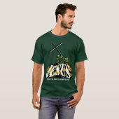 Ganze Rüstung des Gottes, dunkelgrüner T - Shirt (Vorne ganz)