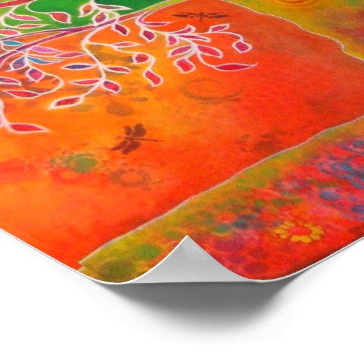 GANZER LEBENSBAUM POSTER (Ecke)