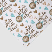 Ganzes Blatt Liebe Seidenpapier (Ausschnitt)