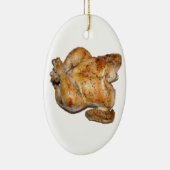 Ganzes geröstetes Hühnchen Keramik Ornament (Rechts)