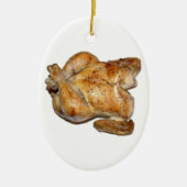 Ganzes geröstetes Hühnchen Keramik Ornament (Vorne)