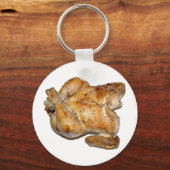 Ganzes geröstetes Hühnchen Schlüsselanhänger (Vorderseite)