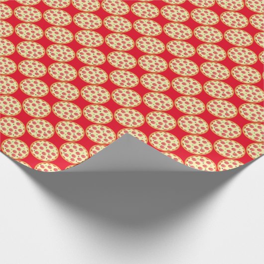 Ganzes Pizza-Pizzapapapier Geschenkpapier (Ecke)