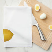 Ganzes reife Lemon Malerei Küchenhandtücher Geschirrtuch (Viertel Falte)