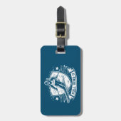 Ganzes Schifahren an der Universität Gepäckanhänger (Vorderseite vertikal)