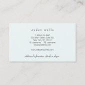 Ganzheitliche Heilung und Wellness Zen Stones Visitenkarte (Rückseite)