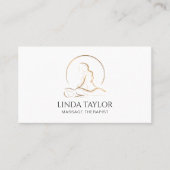Ganzheitliche Massage Heiler Energie Visitenkarte (Vorderseite)