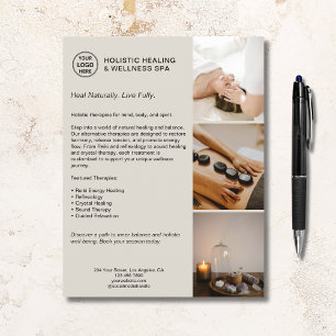 Ganzheitlicher Gesundheits-Therapeut Promotionsges Flyer