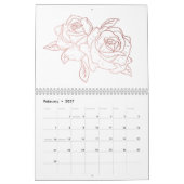 Ganzjähriger Kalander Kalender (Feb 2027)