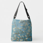 Ganzkörpertasche mit Mandelblütendruck Tragetaschen Mit Langen Trägern (Vorderseite)