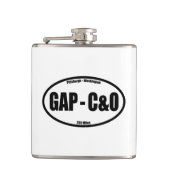 GAP - C&O Towpath Oval Flachmann (Vorderseite)