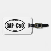 GAP - C&O Towpath Oval Gepäckanhänger (Vorderseite horizontal)