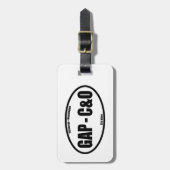 GAP - C&O Towpath Oval Gepäckanhänger (Vorderseite vertikal)
