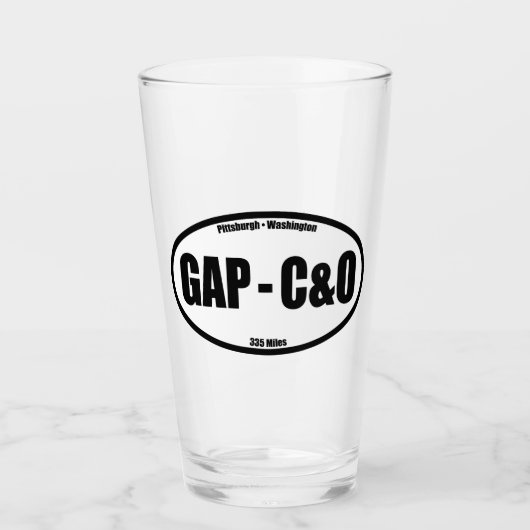 GAP - C&O Towpath Oval Glas (Vorderseite)