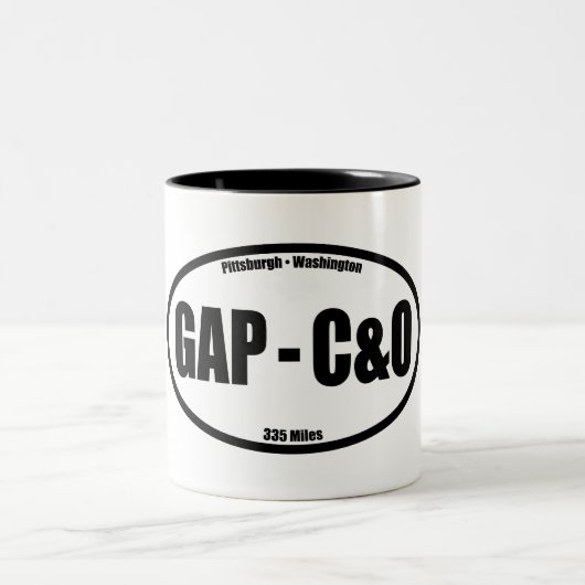 GAP - C&O Towpath Oval Zweifarbige Tasse (Mittel)