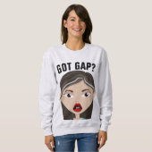 GAP TOOTH NIEDLICHE MÄDCHEN T - Shirt (Vorne ganz)