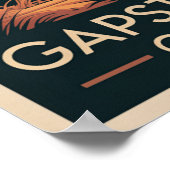 Gapstow Bridge Central Park Herbst Poster (Ecke)