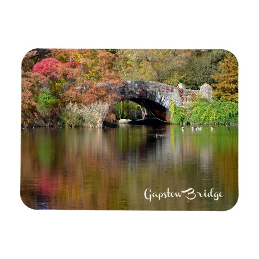 Gapstow Bridge, Central Park, NYC - Foto Magnet (Horizontal)