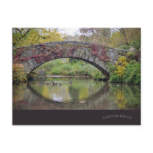 Gapstow Bridge/Central Park NYC Post Card