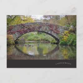 Gapstow Bridge/Central Park NYC Post Card Postkarte