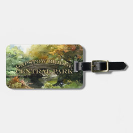 Gapstow-Brücke im Central Park Gepäckanhänger