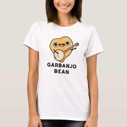 Gar-banjo Bean Funny Garbanzo Banjo Pun T-Shirt (Vorderseite)