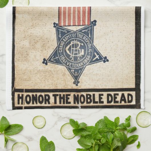 GAR Banner Teetuch Geschirrtuch (Gefaltet)