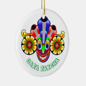 Gara Raksha Sri Lanka Demon Design Ornament (Rechts)