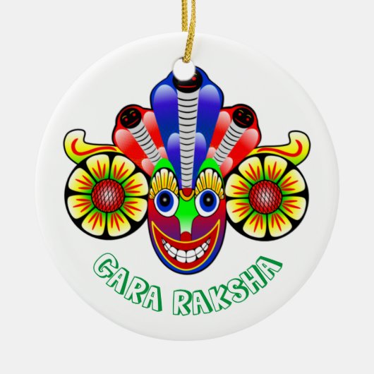 Gara Raksha Sri Lanka Demon Design Ornament (Vorne)