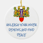 Gara Raksha Sri Lanka Demon Design Ornament (Hinten)