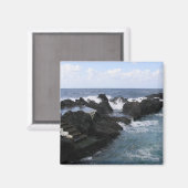 Garachico, Sondermagnet auf Teneriffa Magnet (Vorderseite/Rückseite)